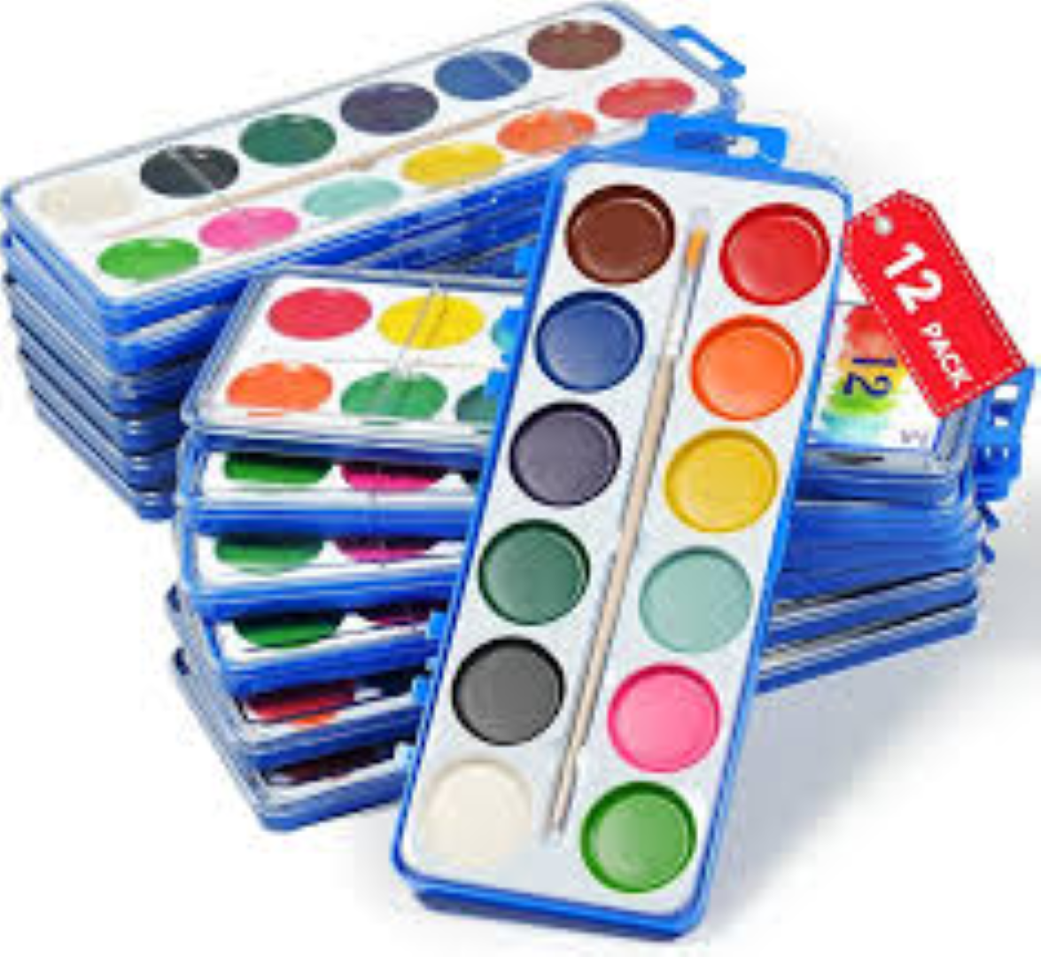 WATER COLOR GOOD QUALITY BIG SIZE 12PC W12BS